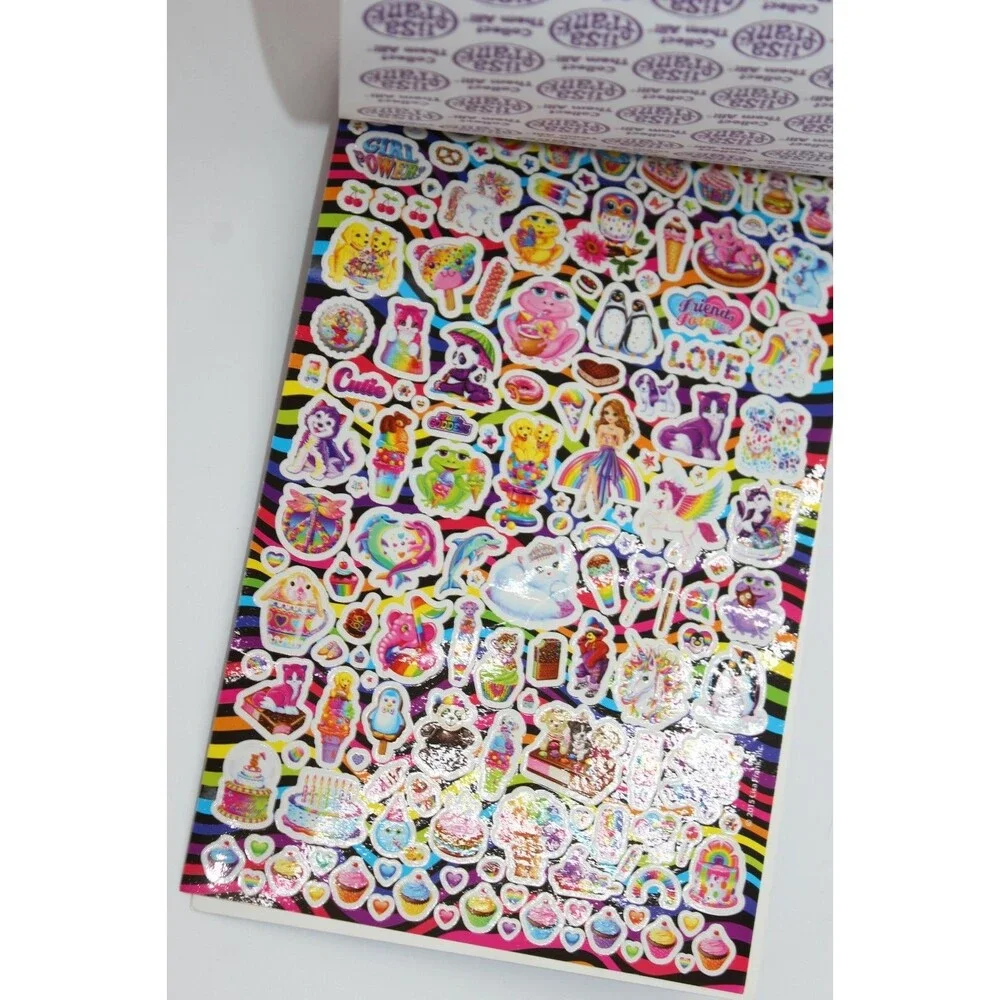 Lisa Frank Lot Folder Stickers Huge Lot 2003 Angel Animals Peace Cute Colorful